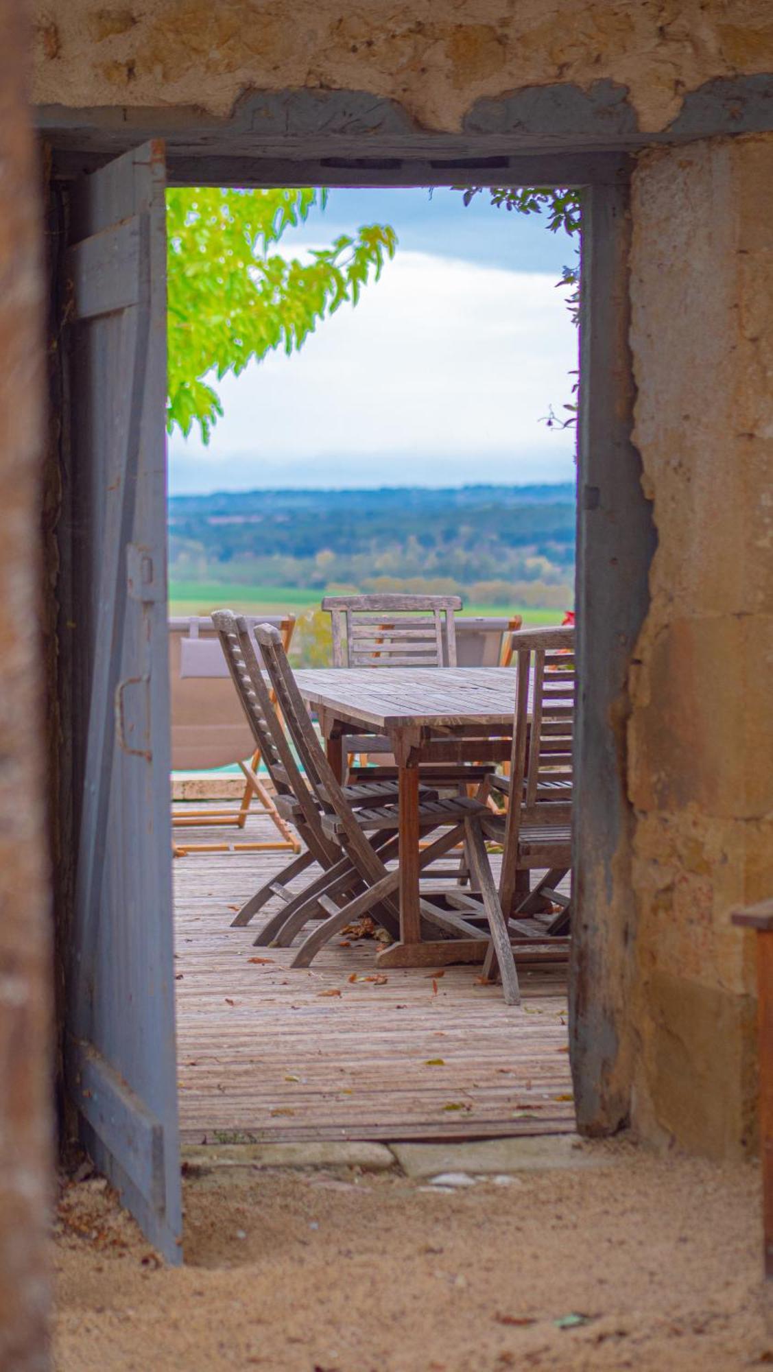Propriete Le Monneton Bed & Breakfast Sainte-Christie Luaran gambar