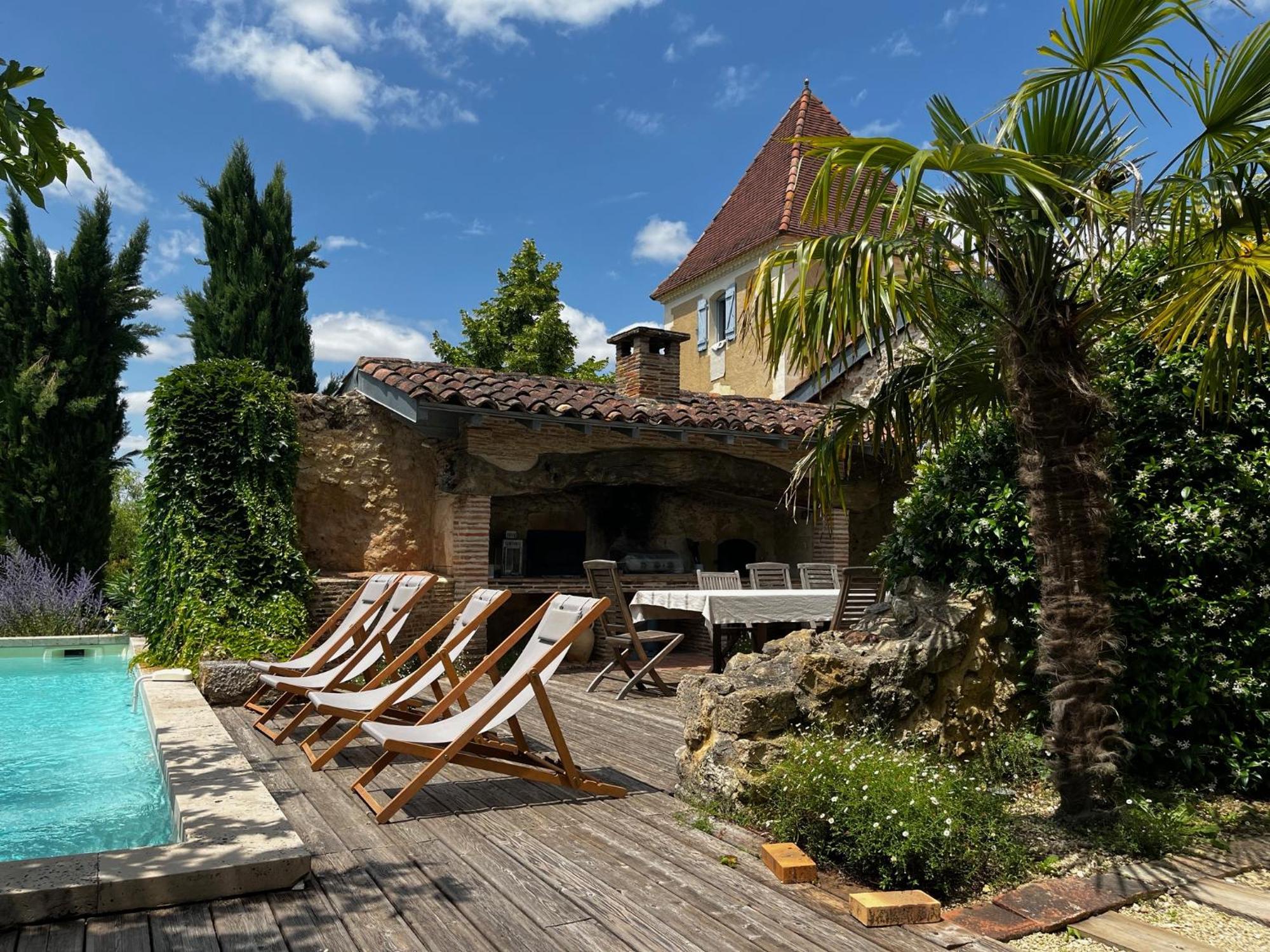 Propriete Le Monneton Bed & Breakfast Sainte-Christie Luaran gambar